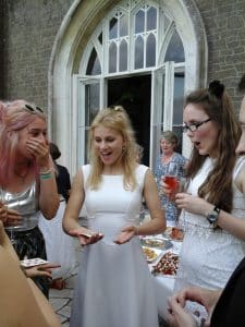 Andy Field impressed guests with his strong close up magic in Gloucester