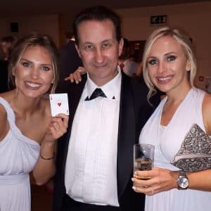 Walk about magician Andy Field performs powerful and entertaining close up magic