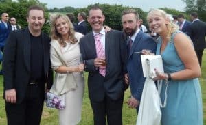 Andy Field magician performs at an anniversary party in Gloucester
