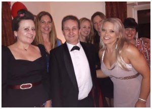 Andy Field making a corporate event memorable for a group of women in Oxford