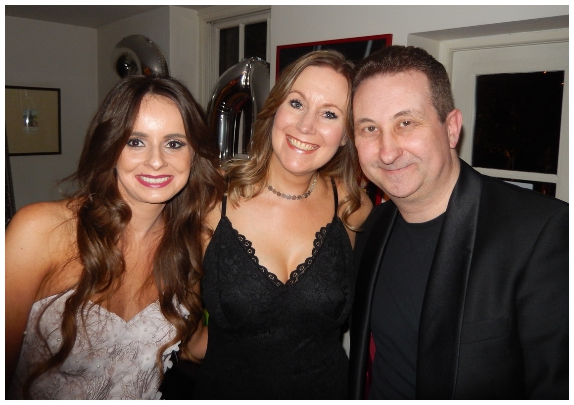 Wedding magician Andy Field with guests in Bristol Andy Field wedding magician and Showman in Bristol