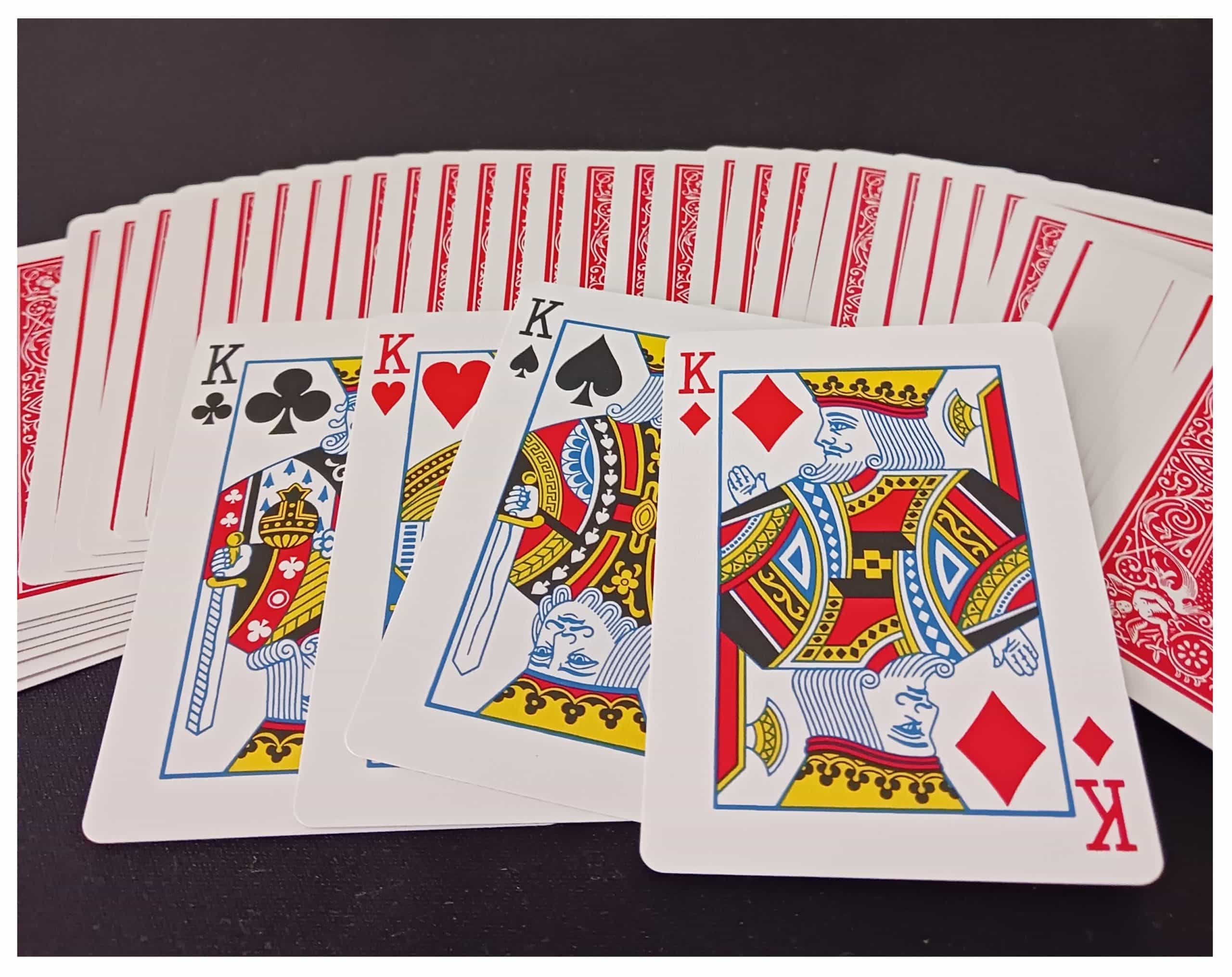 Table top magician Andy Field uses cards Cards are great for table top magic