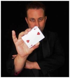 Andy Field, parlour magician in Cheltenham