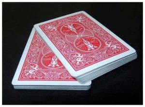 Magician performing close-up magic without revealing the method