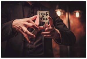 A magician risking his professional credibility by copying another performer's act